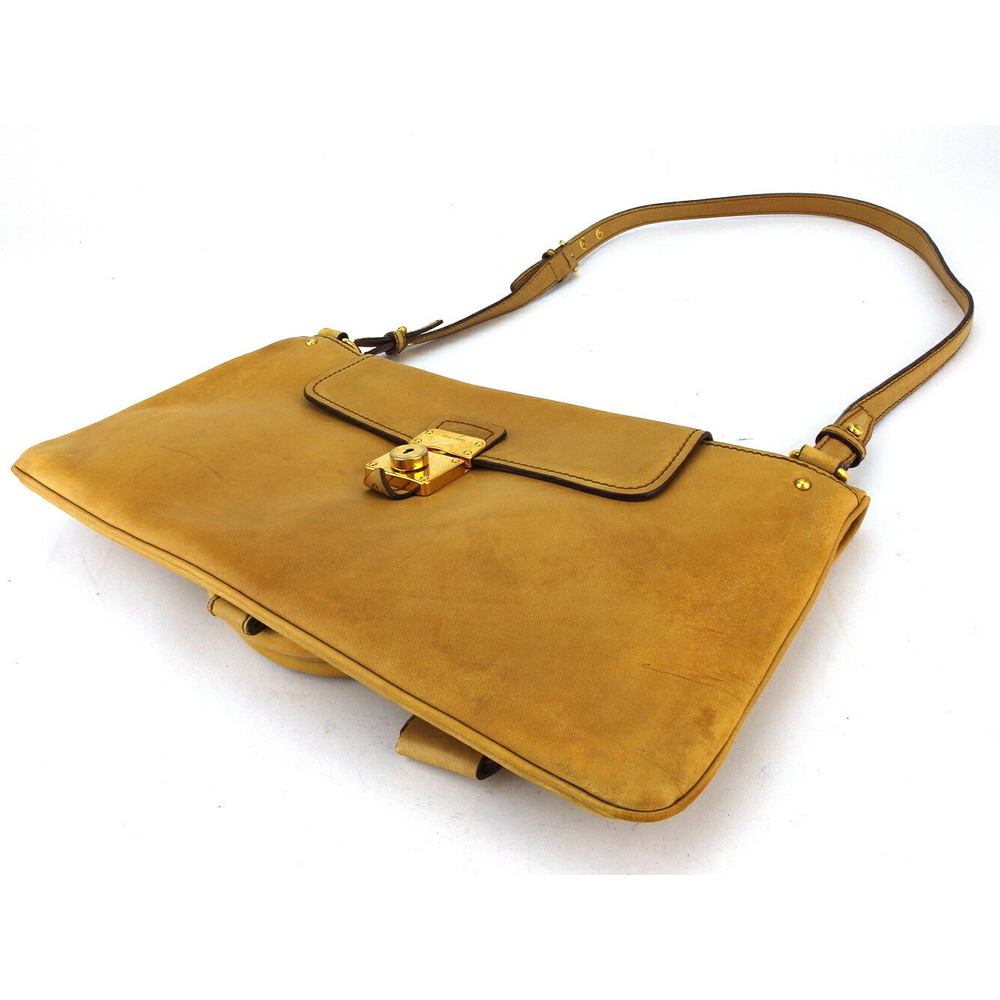 Miu Miu Bag Leather Shoulder Beige - Picture 6 of 6